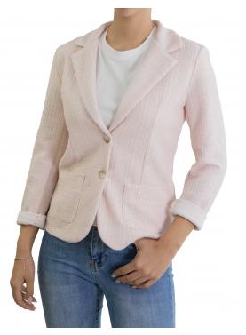 Giacca tinta unita due bottoni 